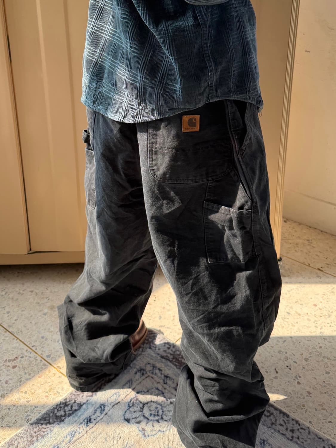 칼하트 카펜터 워크팬츠 블랙 상품이미지3