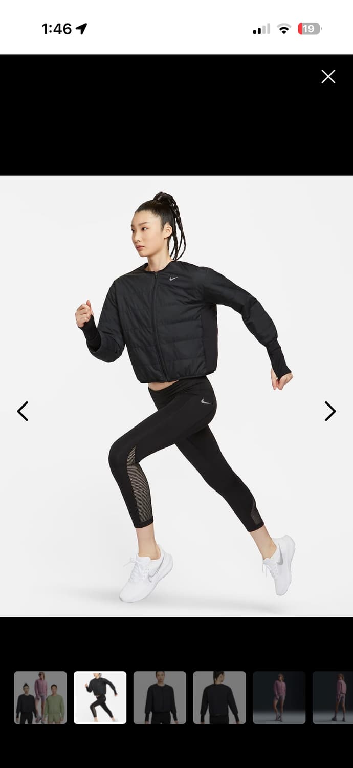 나이키 우먼스 써마핏 스위프트 런닝 재킷 FB7512-010 러닝 경량  상품이미지1