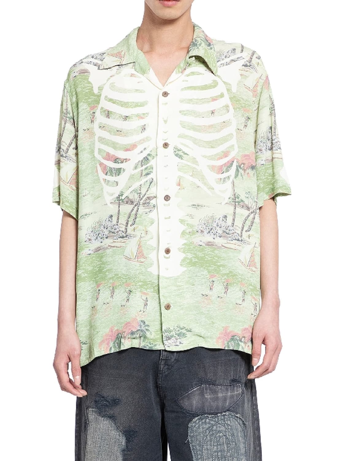 캐피탈 본 알로하 셔츠 상품이미지5