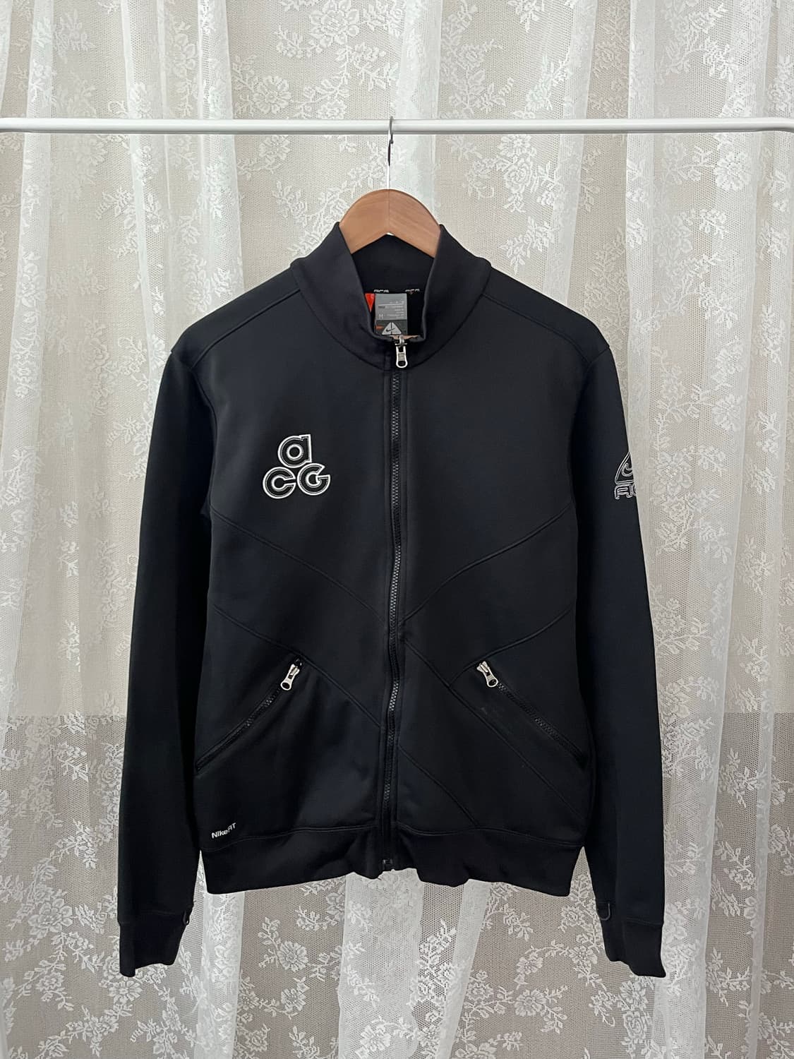 M) 나이키 ACG 빈티지 져지 집업 블랙 상품이미지1
