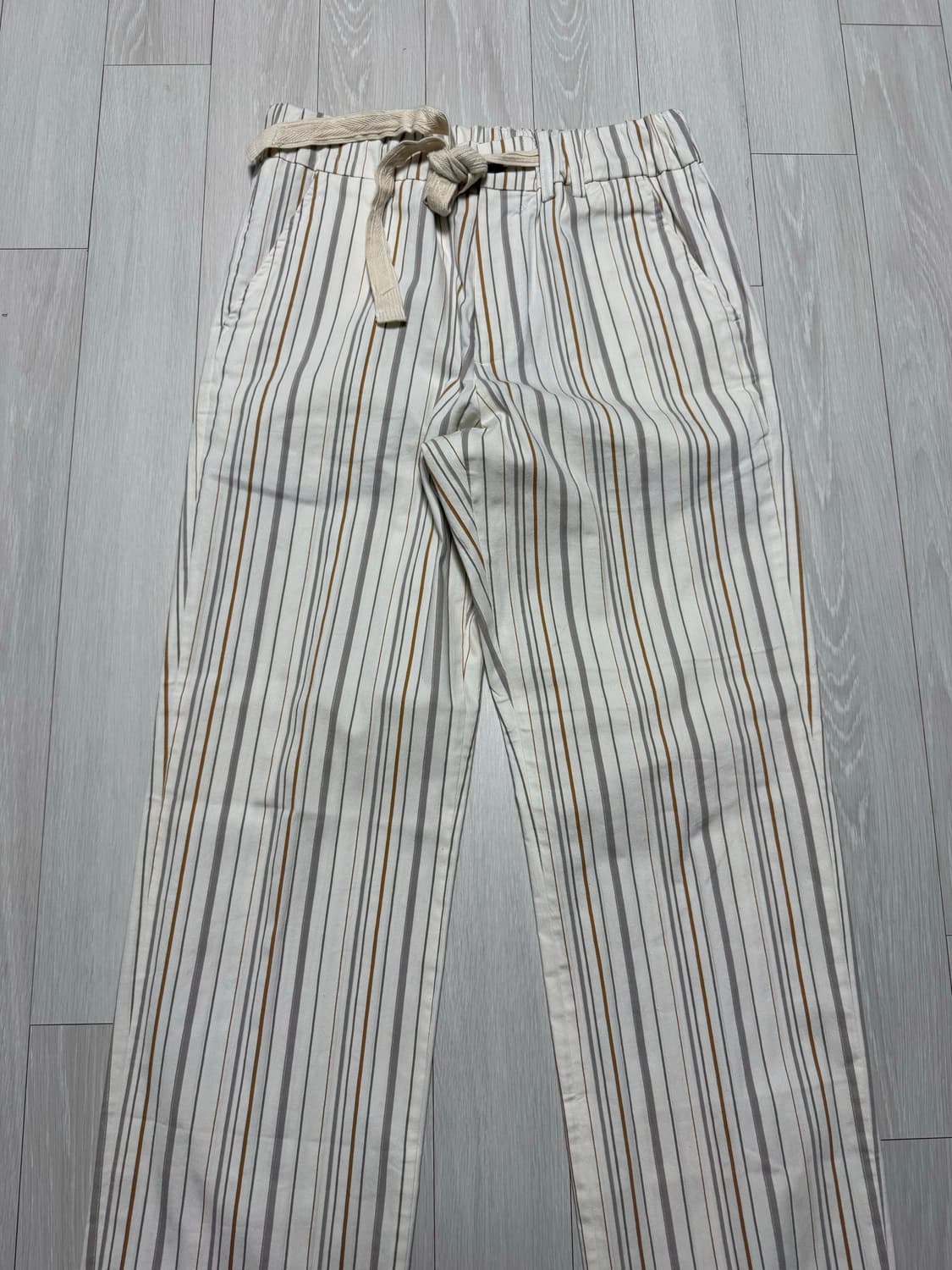 LLUD x STU 파자마 팬츠 베이지 상품이미지2