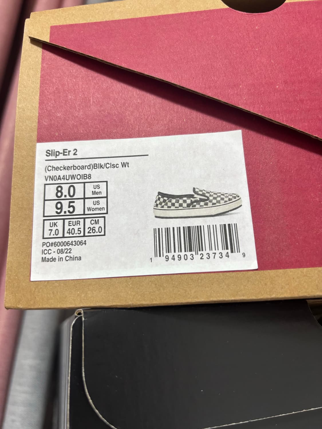 [새상품] 반스 체커보드 방한화 상품이미지4