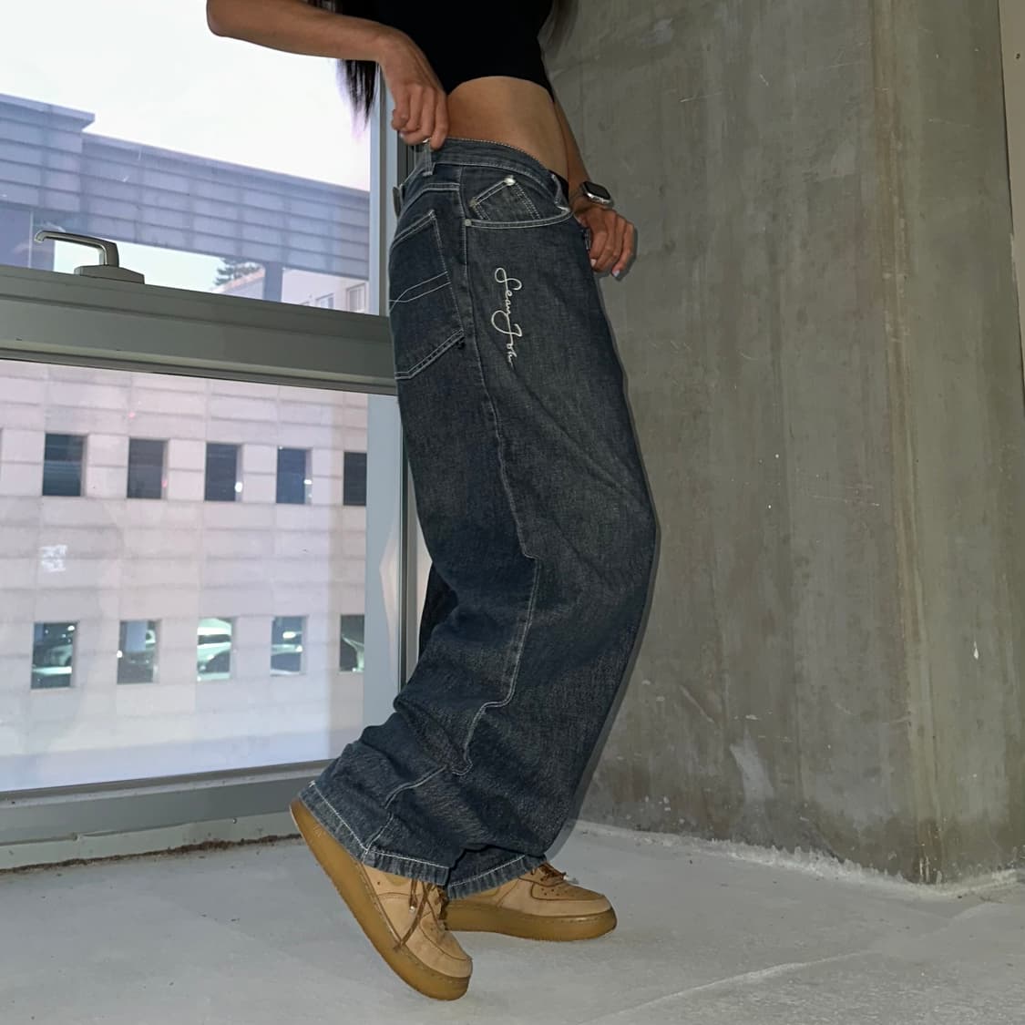 seanjohn wide denim pants 상품이미지2