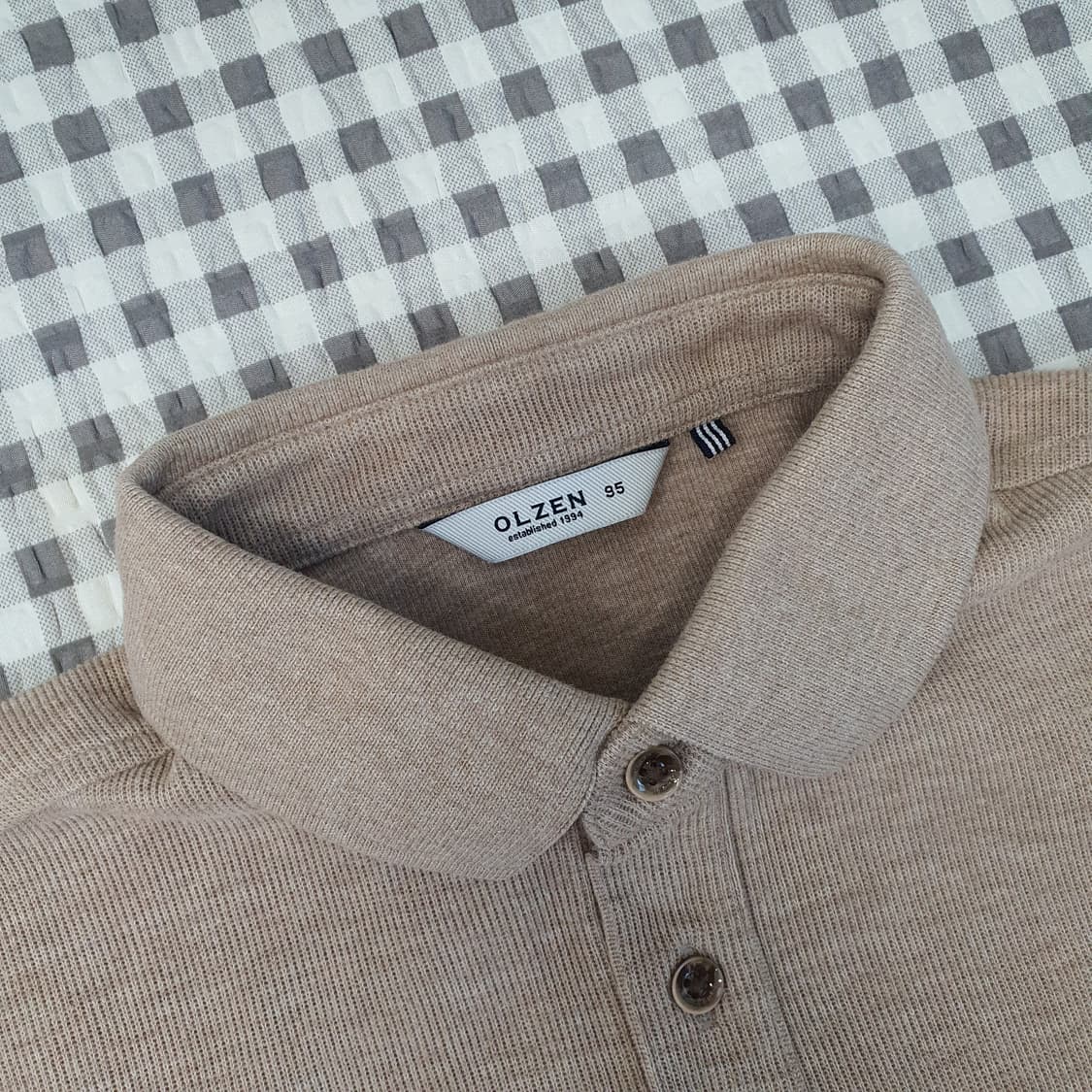 올젠 춘추 긴팔 카라티 남자95 상품이미지2