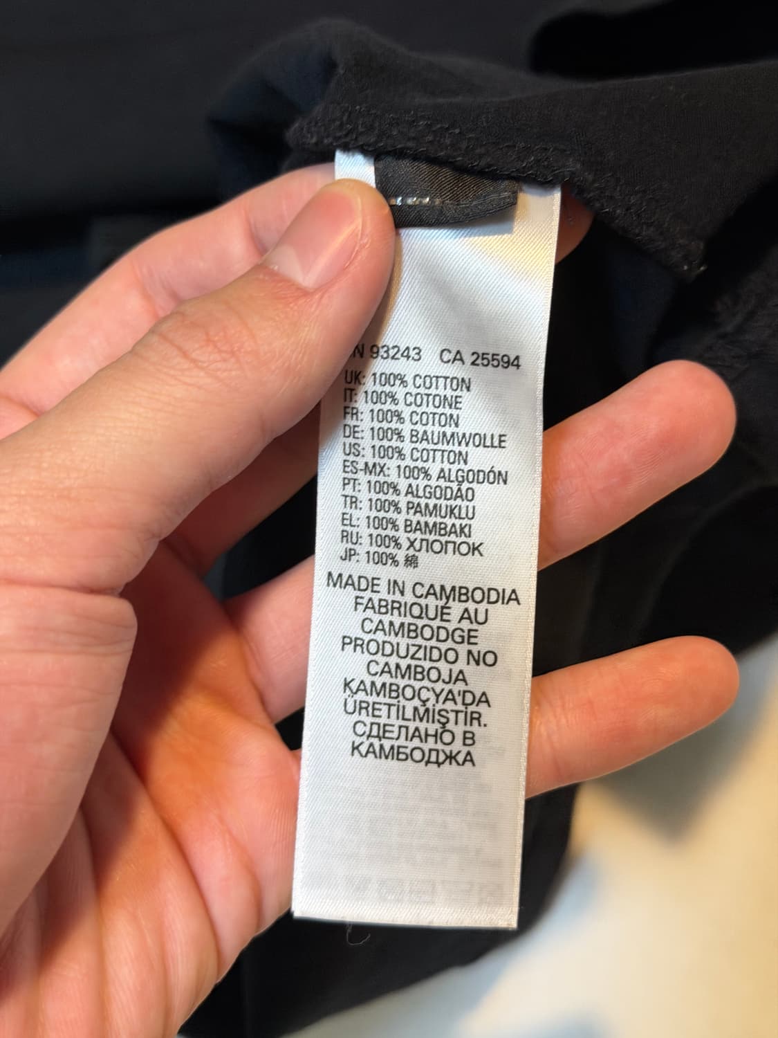 디젤 빅로고 박스로고 반팔 티셔츠 블랙 상품이미지3