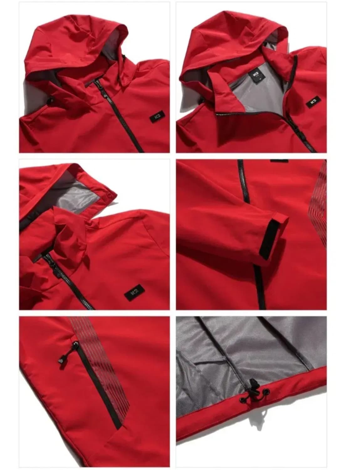 (새제품) K2 자켓 바람막이 3L 등산,트레킹 자켓 레드 100,105 상품이미지3