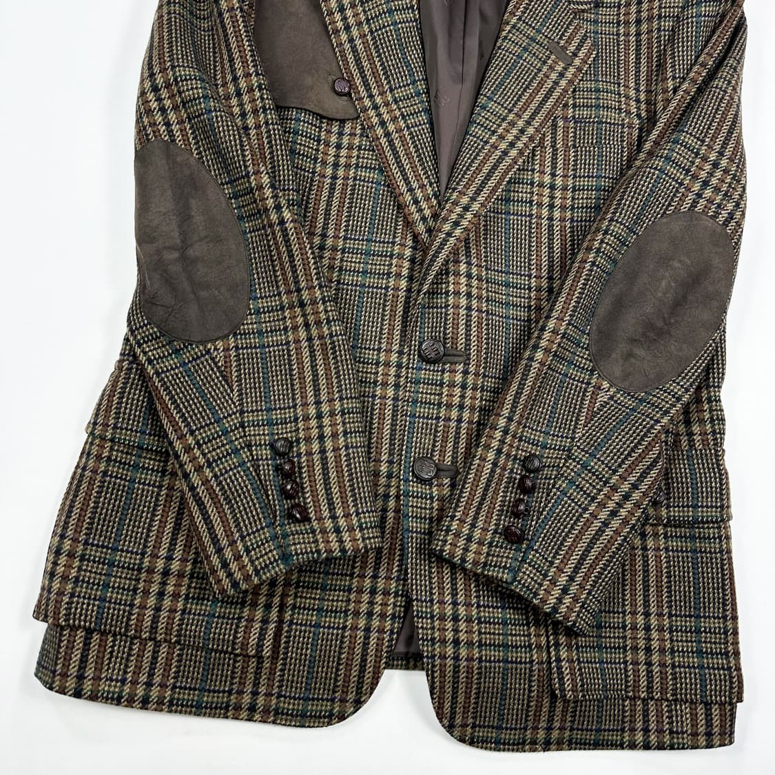 DAKS 닥스 재팬 클래식 엘보우 패치 울 블레이져 L 상품이미지3