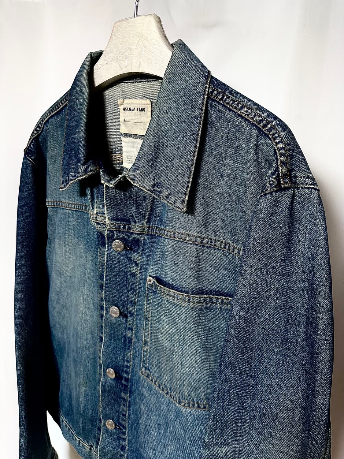 헬무트랭 90s Vintage Denim 녹워시 트러커 자켓 상품이미지2