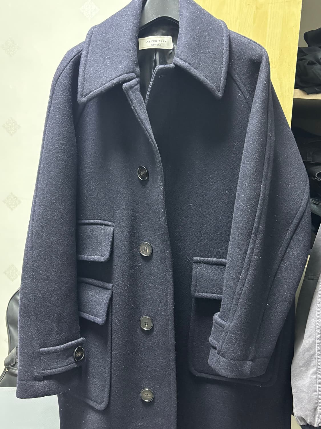 애프터프레이 투어리스트 발마칸 코트 네이비 XS 상품이미지2