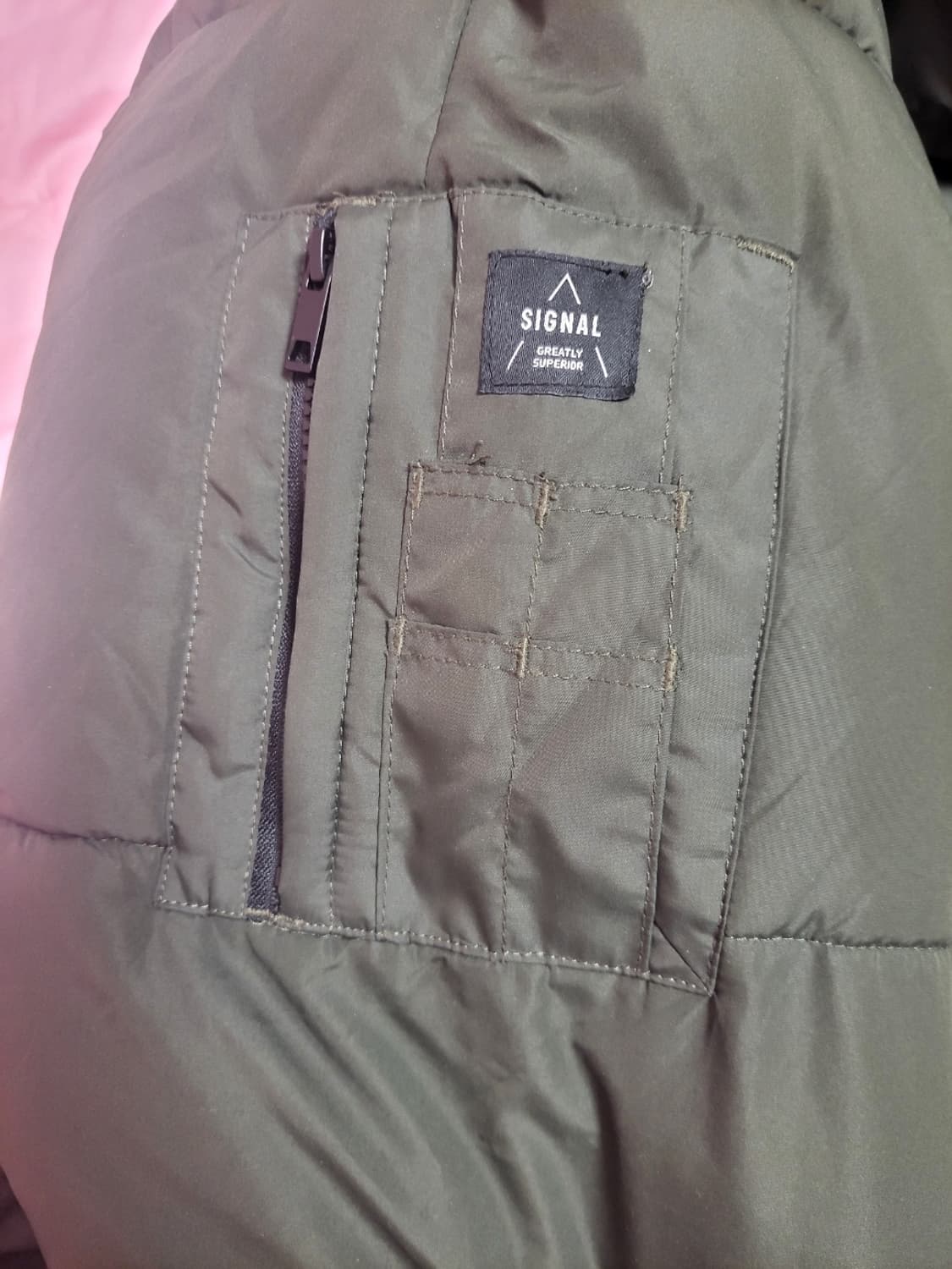 급처상태좋음!HUM 흄 오리털 롱패딩 오버사이즈 럭키슈에뜨st나이키st 상품이미지6