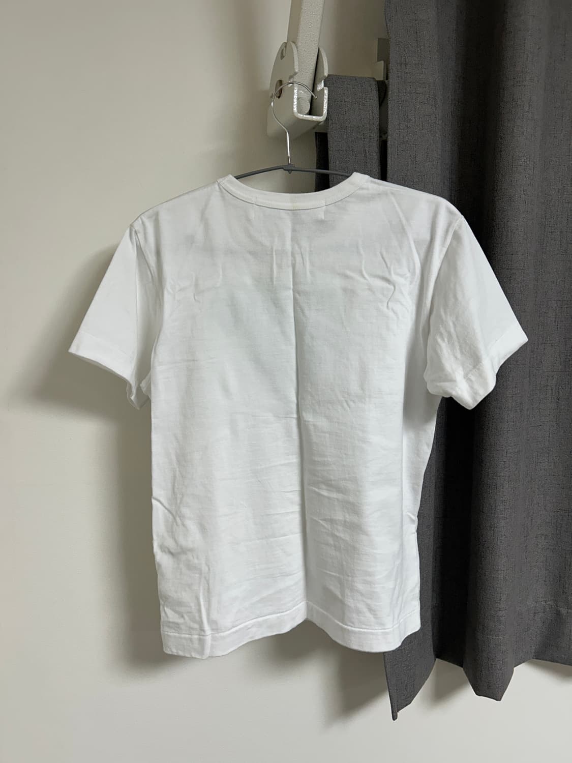 플레이 꼼데가르송 그린 더블 하트 티셔츠 상품이미지5