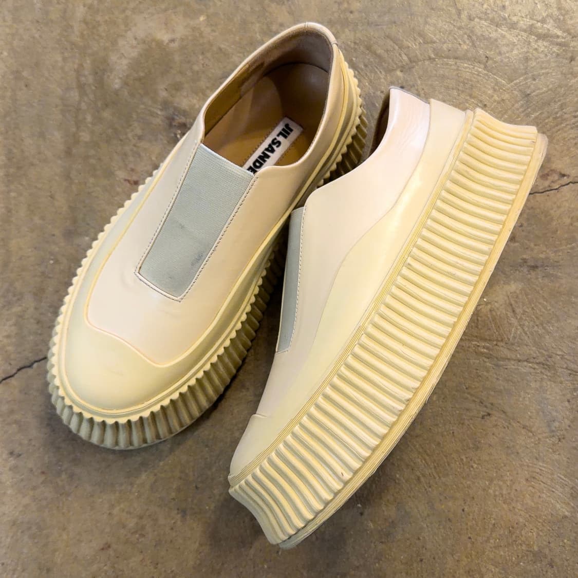 질샌더 레더 우먼 플랫폼 스니커즈 상품이미지1