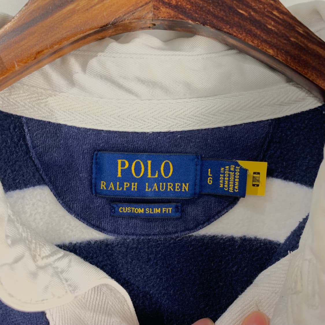 폴로 랄프로렌 QR 신형 스트라이프 럭비 티셔츠 상품이미지6