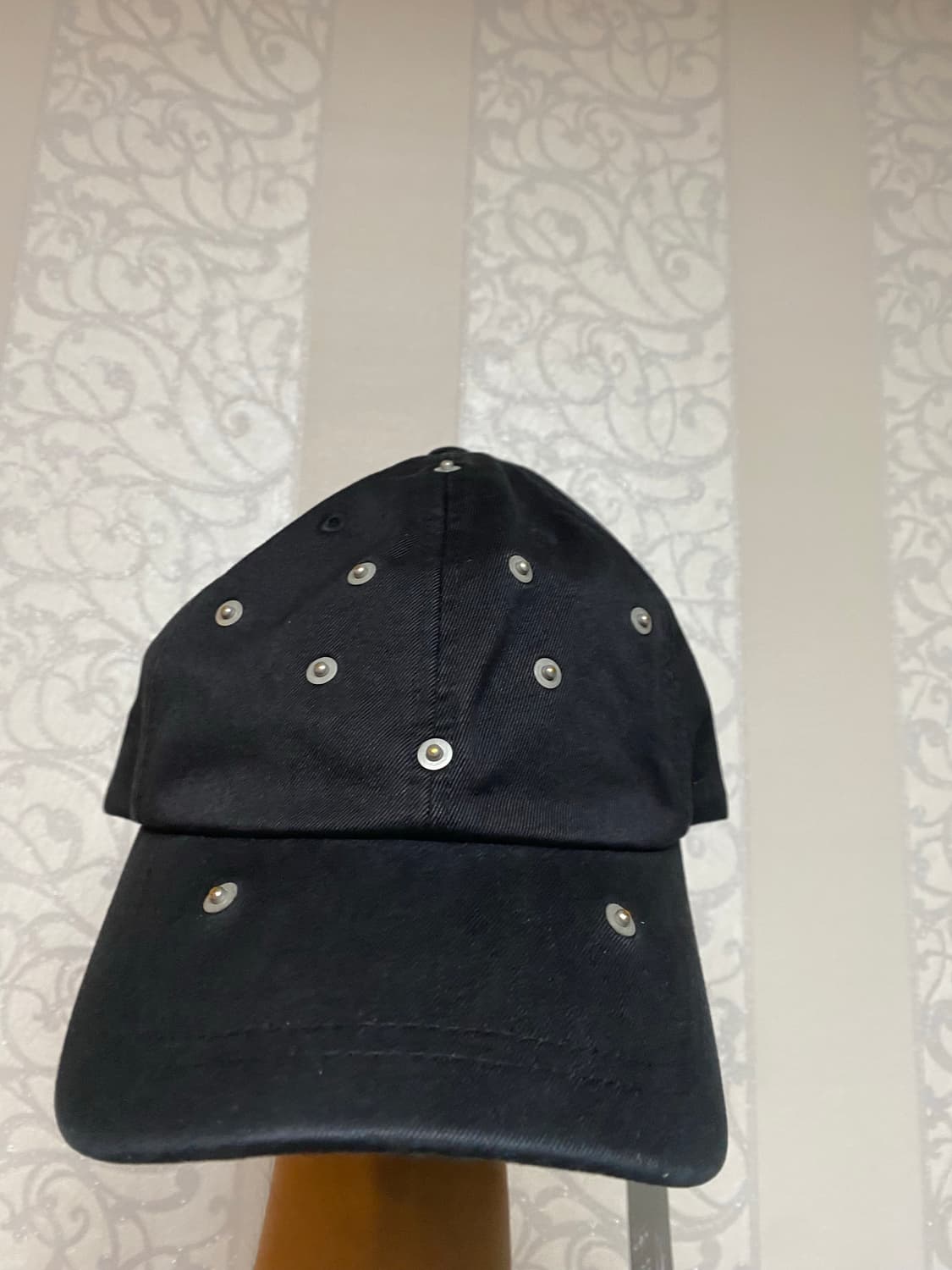 컴퓨터 포맷 스터드 볼캡 블랙 os 상품이미지1