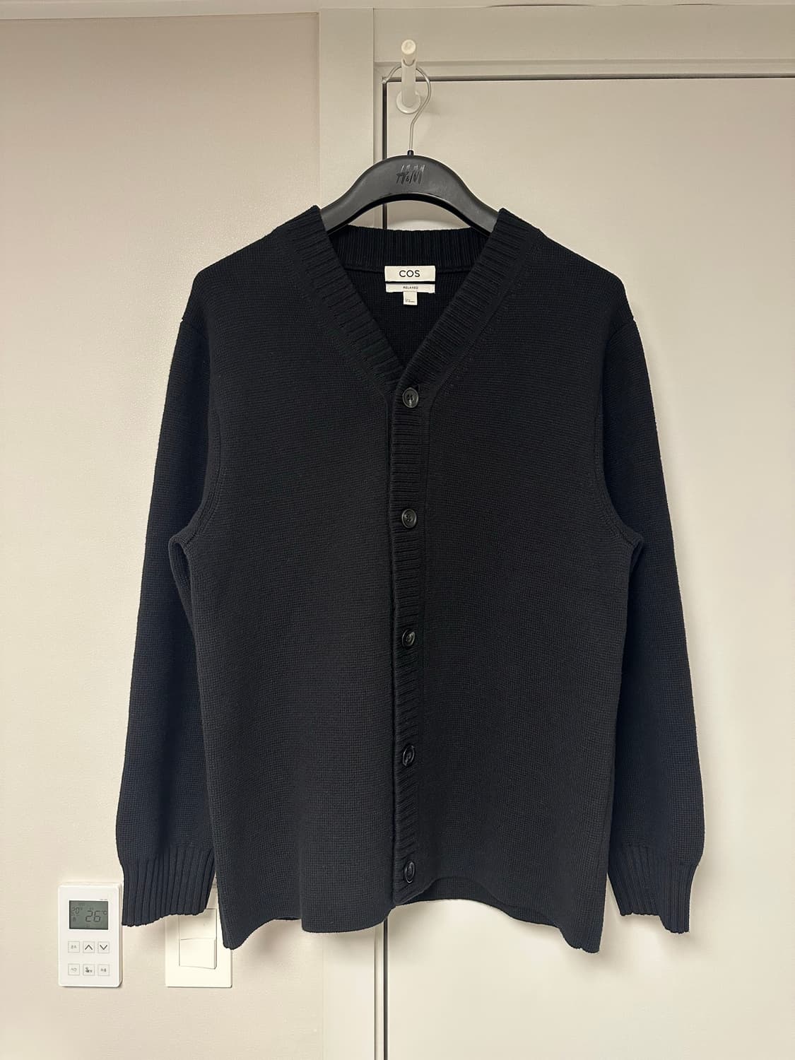 릴렉스드핏 브이넥 울 블렌드 가디건 상품이미지6