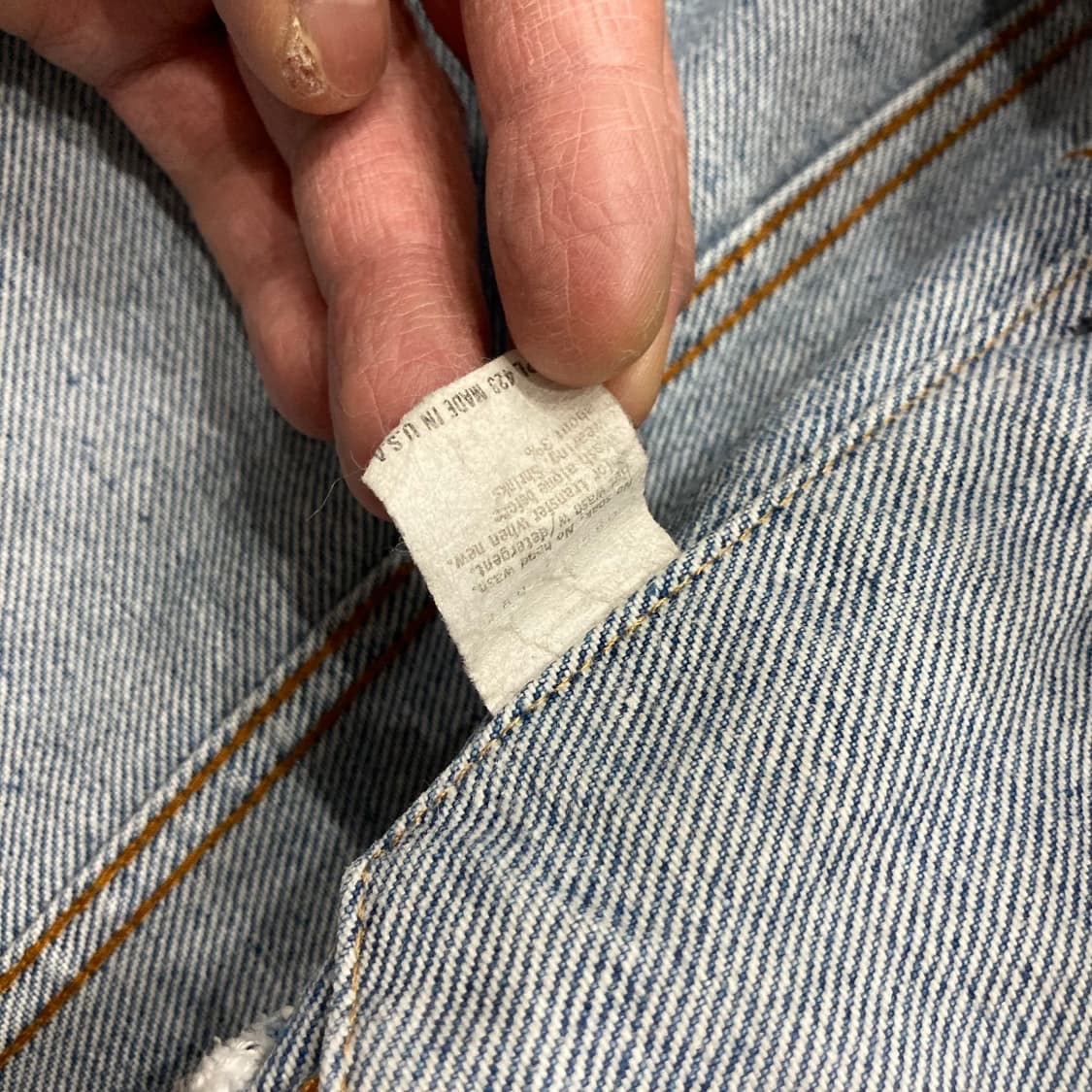 80s Levi's type 3 데님 자켓 상품이미지5