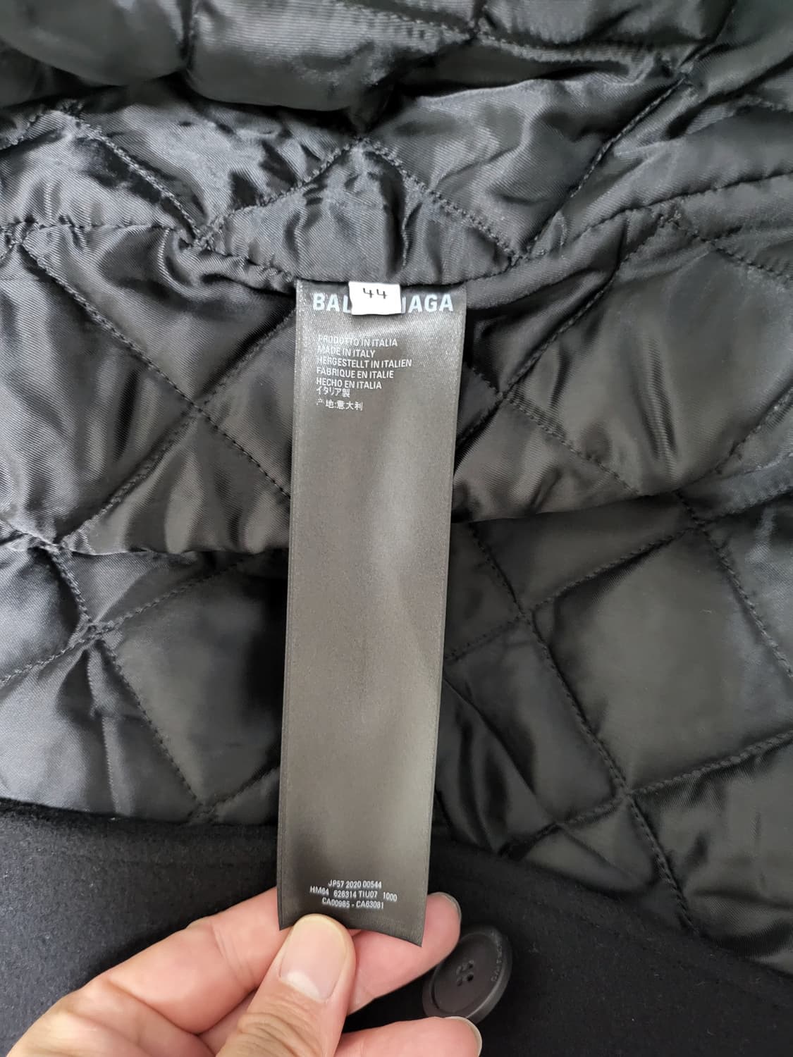 *새상품* 발렌시아가 캐시미어 오버핏 울코트 상품이미지9