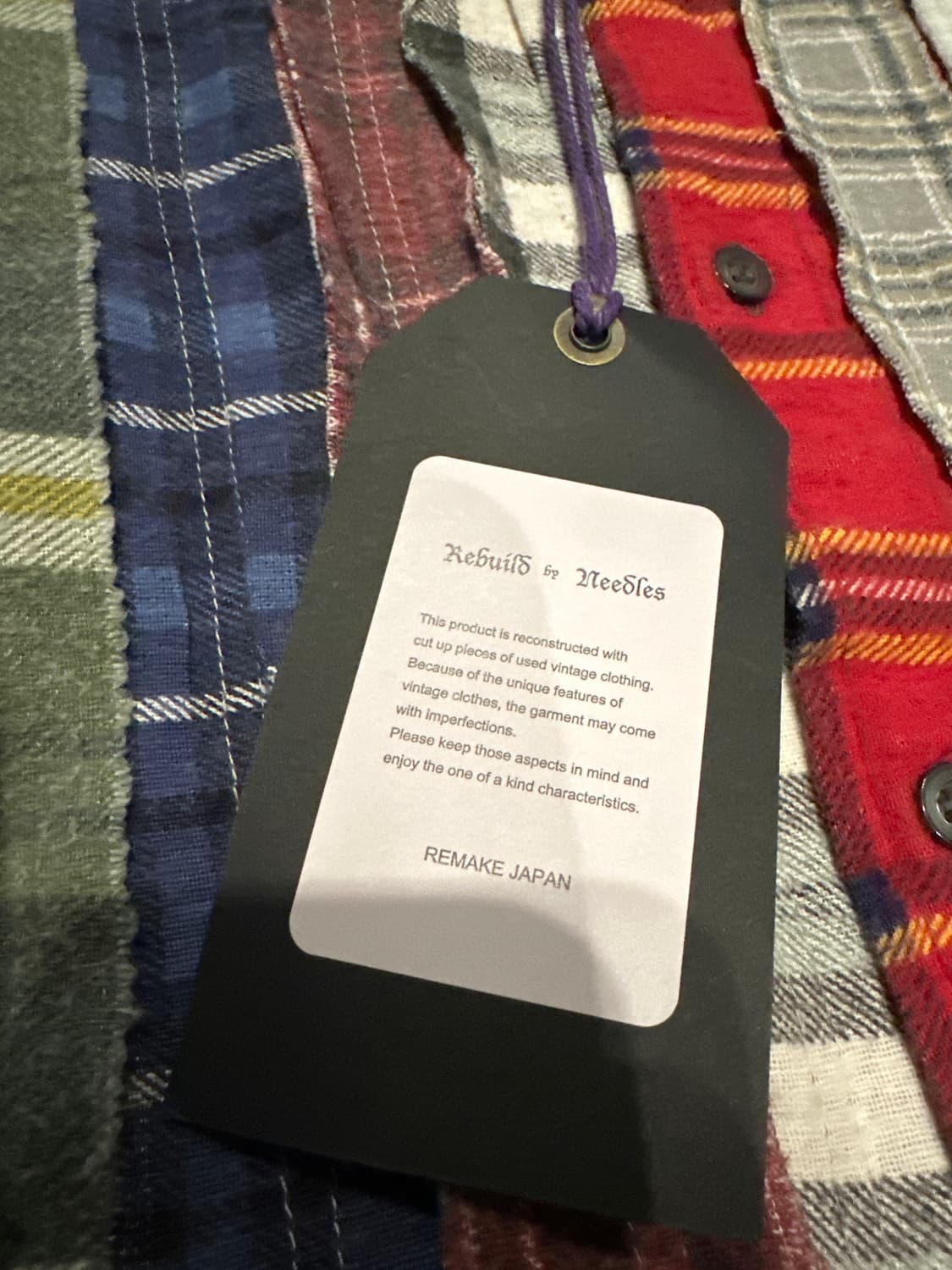 [F]새상품 리빌드 바이 니들즈 리메이크 셔츠 니들스 상품이미지5