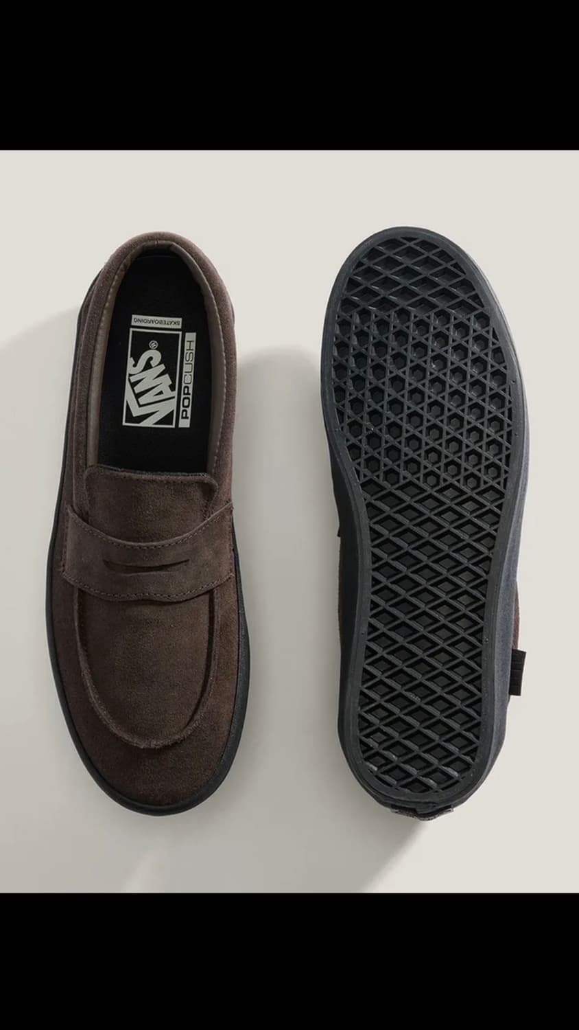 Vans 스케이트 로퍼 브라운 상품이미지1