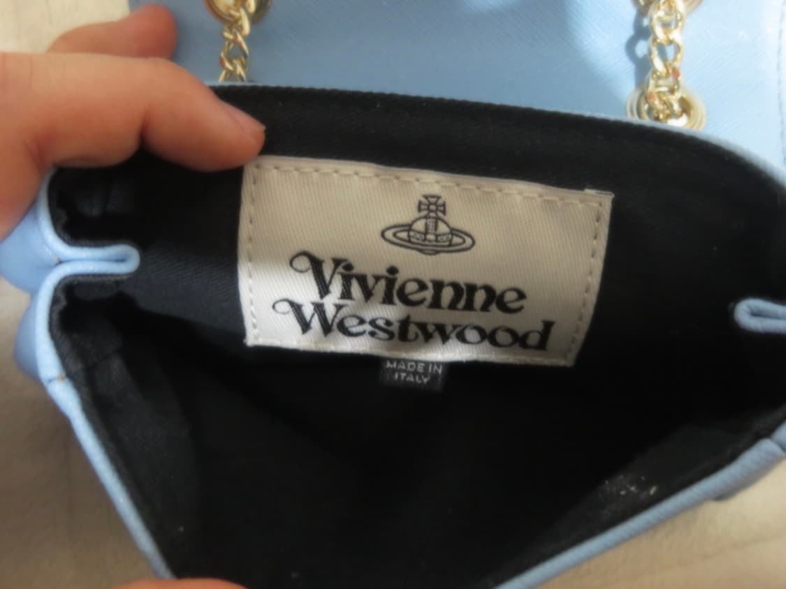 비비안웨스트우드 미니체인백 블루 상품이미지6