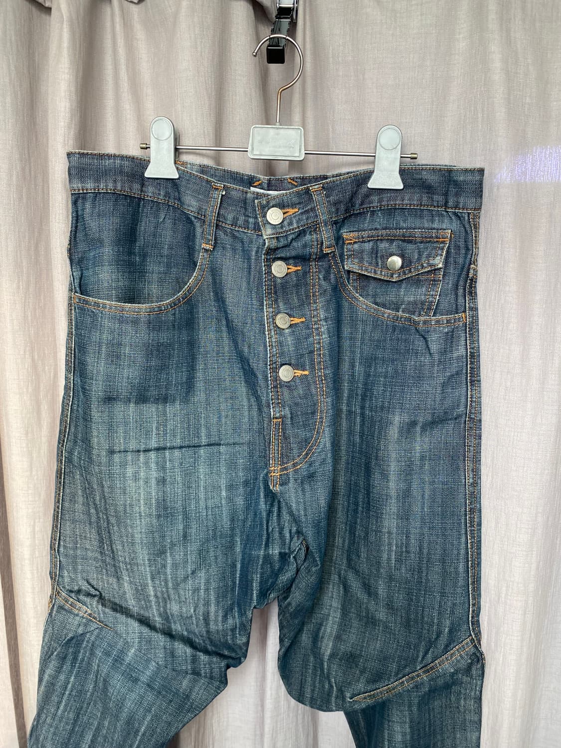 E hyphen world gallery drop-crotch denim 상품이미지3