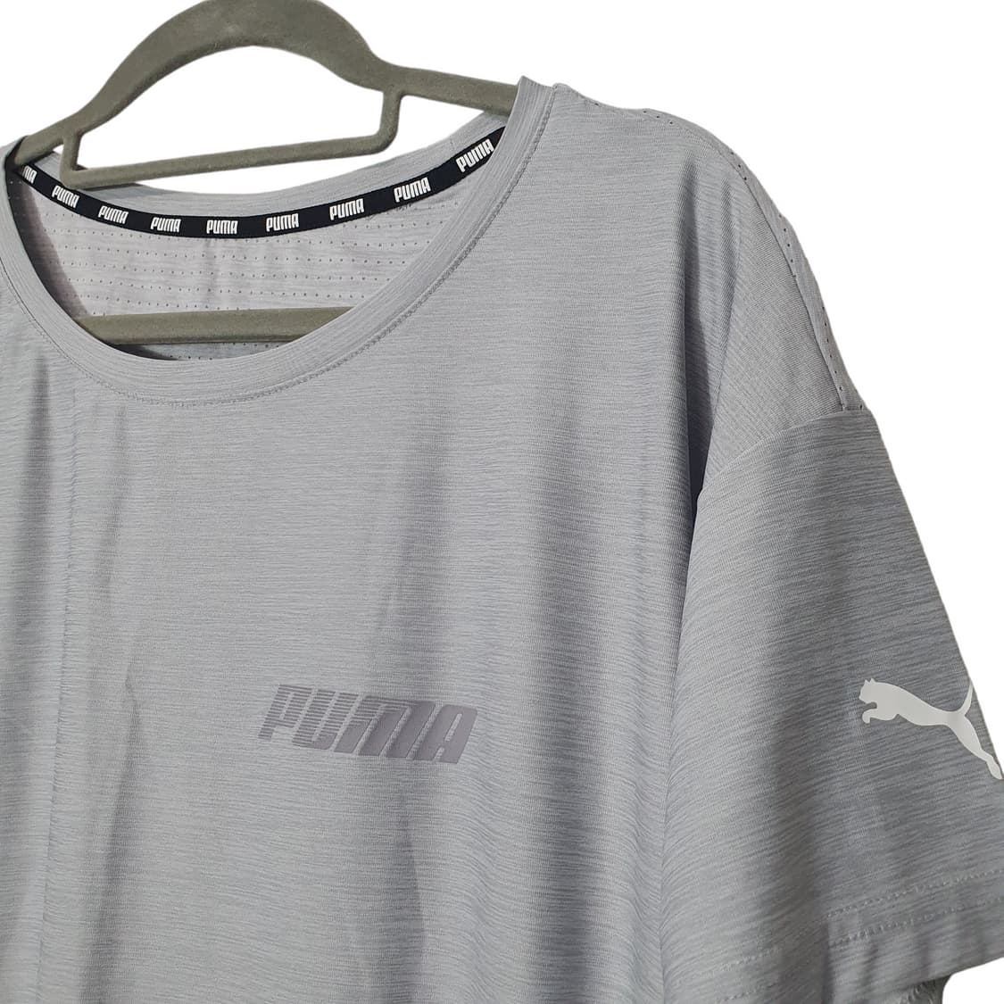 (실측 100) 푸마 기능성 실버 반팔티 상품이미지3