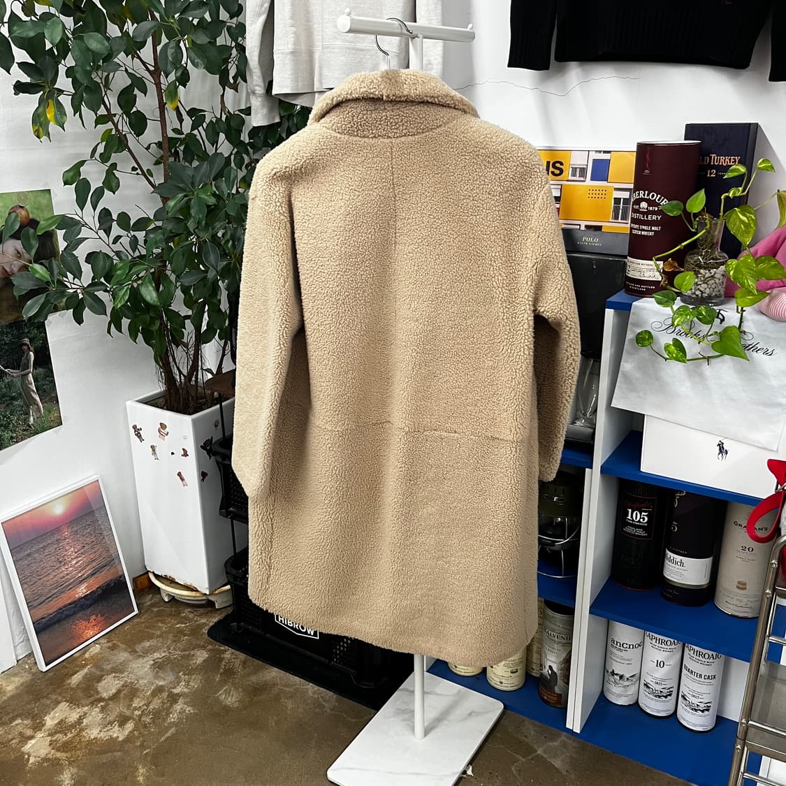 이치아더 램스킨 무스탕 코트 S 상품이미지6