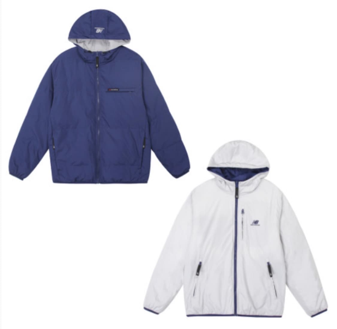 뉴발란스 리버서블 양면 덕다운 점퍼 자켓 S 상품이미지5