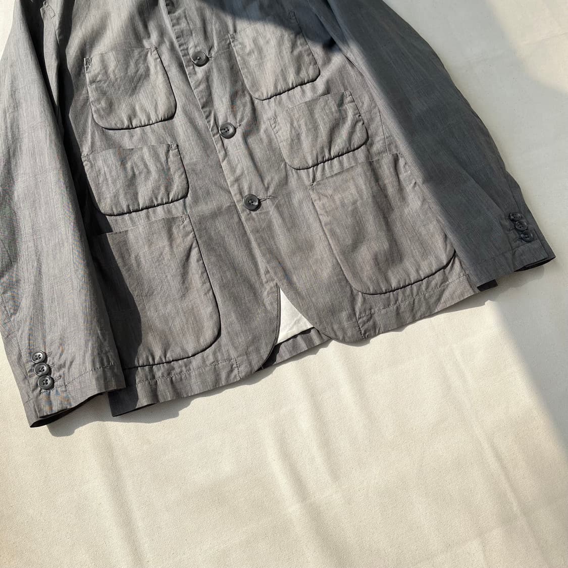 엔지니어드가먼츠 체크 패턴 유틸리티 자켓 상품이미지3