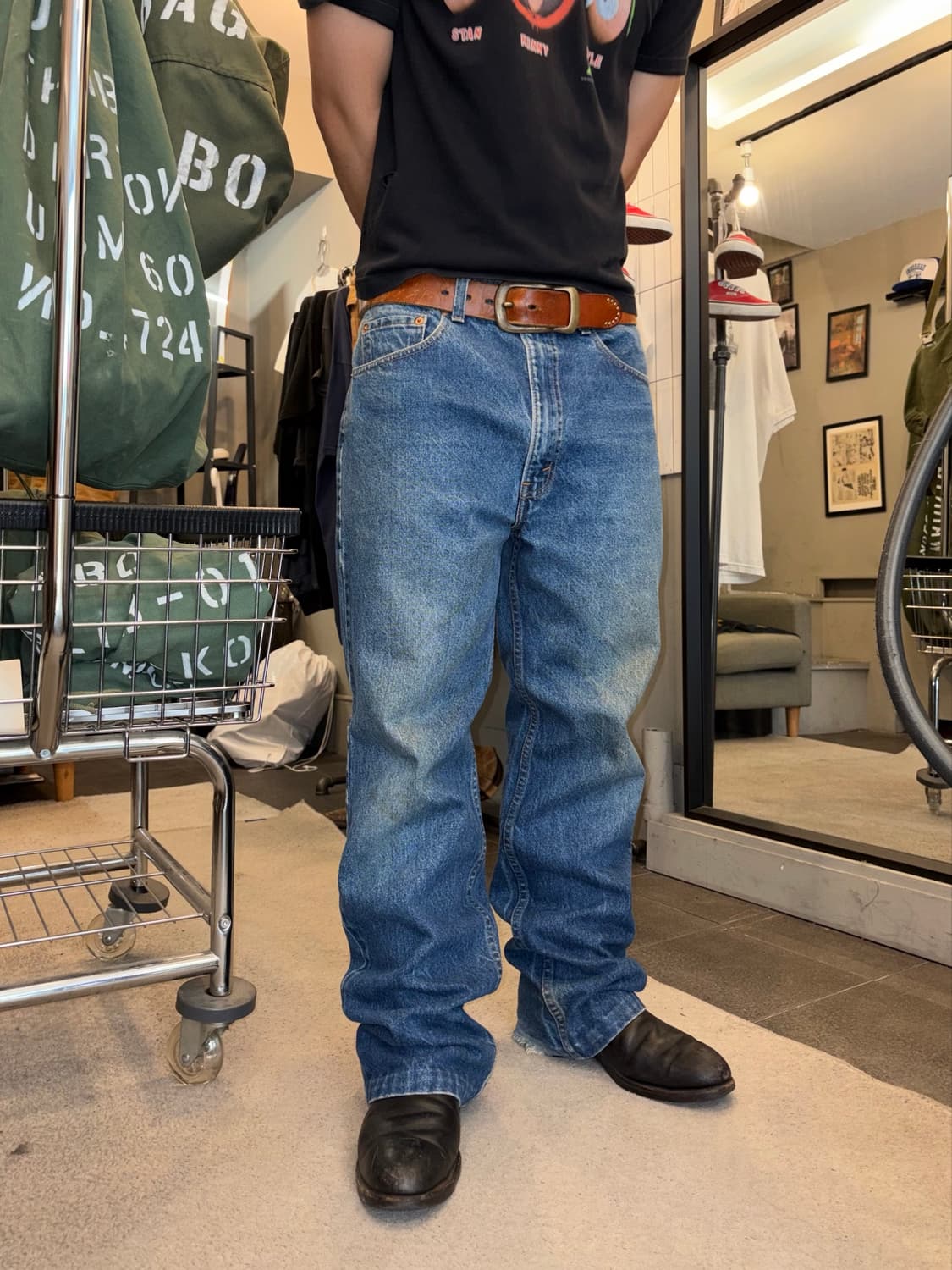 90’s Levi’s 517 USA flare denim pants  상품이미지1