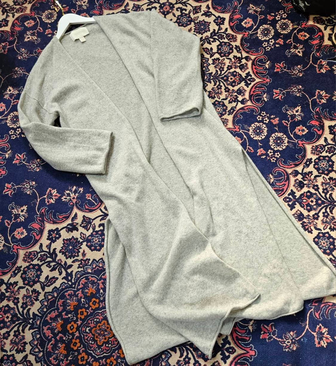 에민앤폴(Emin&Paul) 캐시미어 울 혼방 루즈핏 롱 가디건 상품이미지1