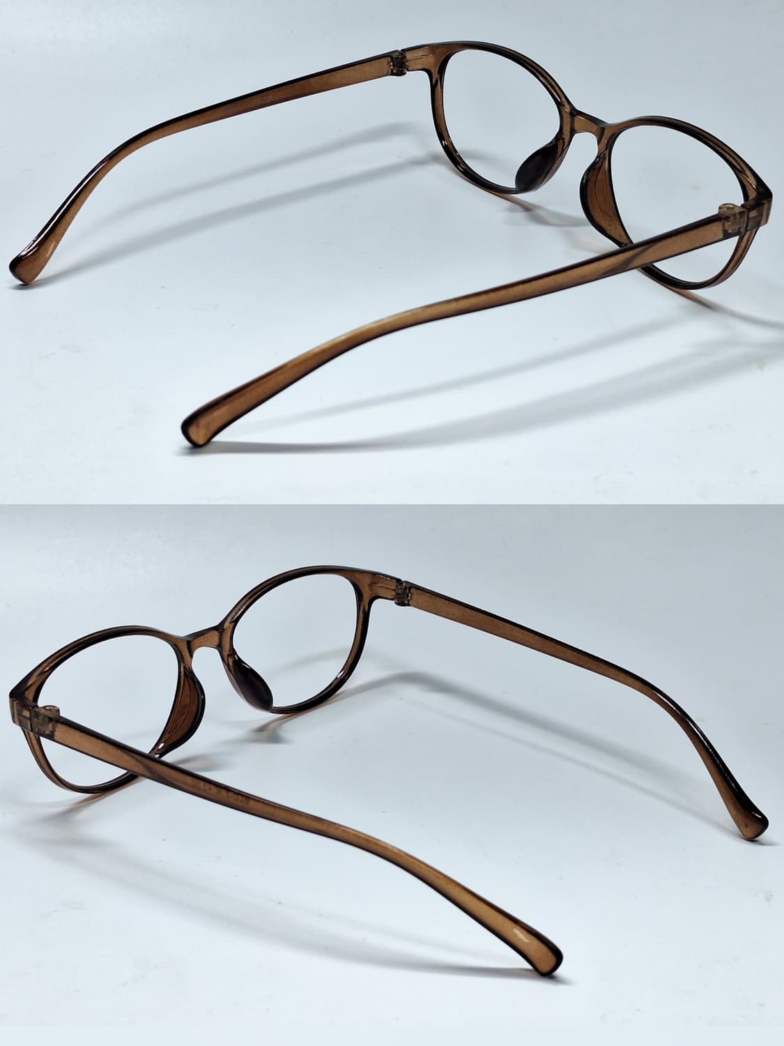 일본 빈티지 보스턴 브라운 뿔테 안경테 134mm BLC-2 y2k 상품이미지7
