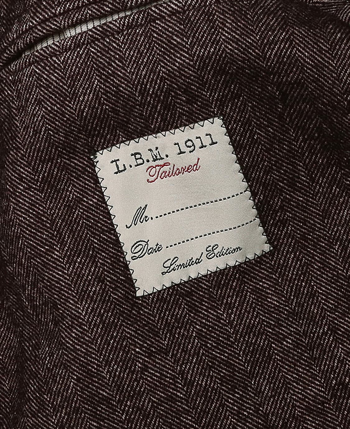 루비암 1911 [L.B.M 1911] 헤링본 울 스포츠 자켓 이태리 상품이미지7