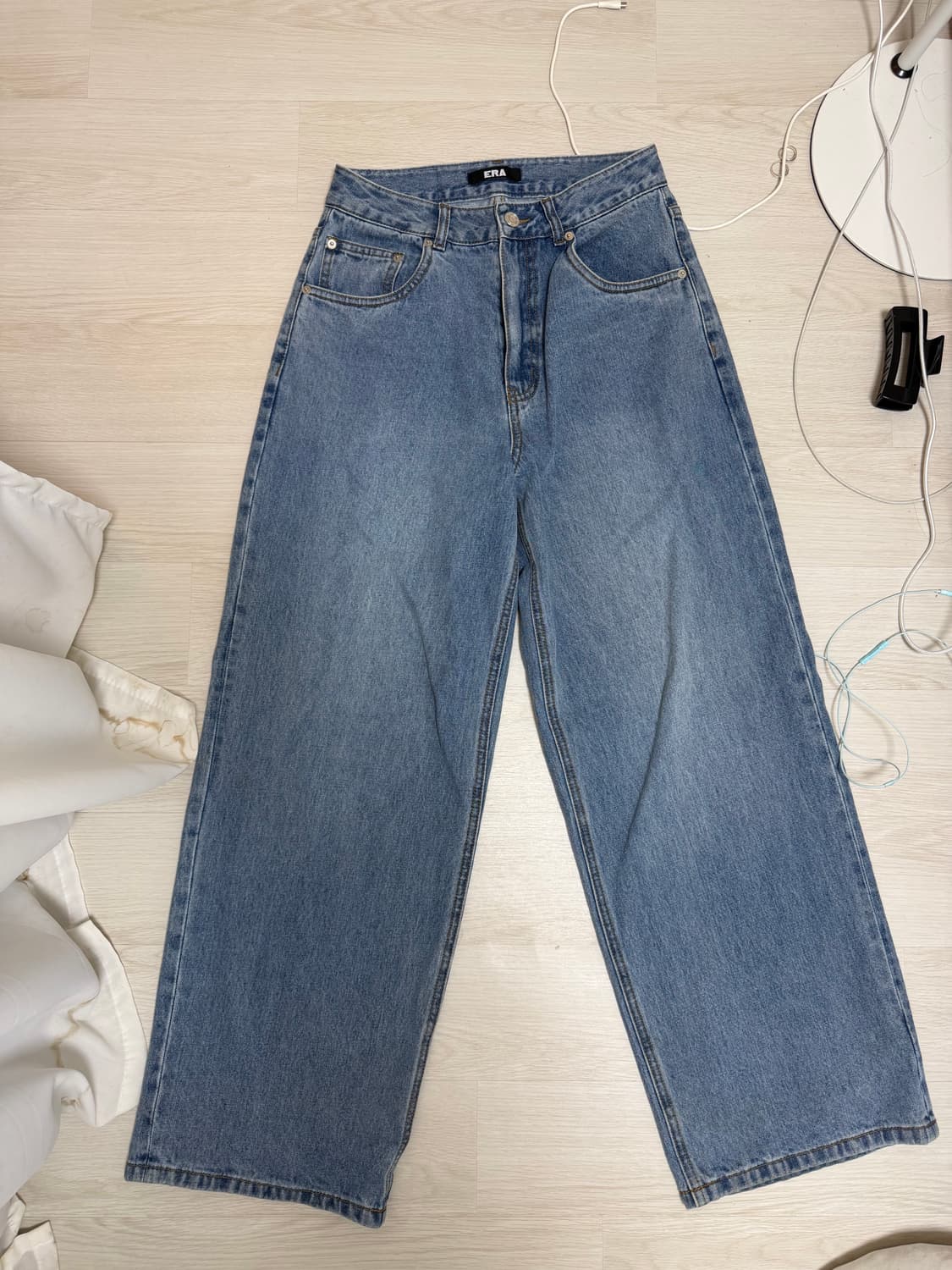 era 와이드데님 라이트블루 S 제니 데님 상품이미지6