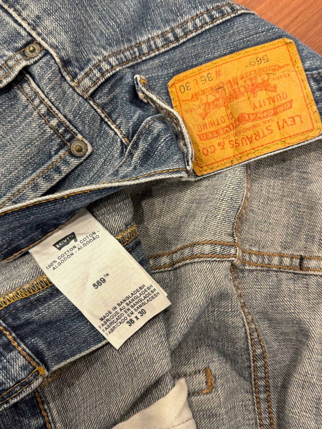 Levis 리바이스 569 데님 팬츠 (38inch) 상품이미지9