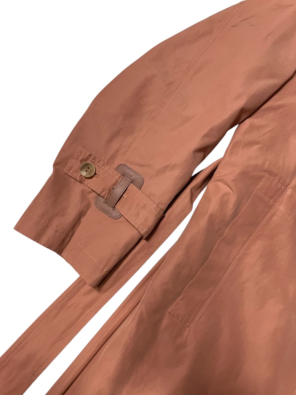 SJSJ 핑크 롱 트렌치 바람막이 코트 XS 상품이미지8