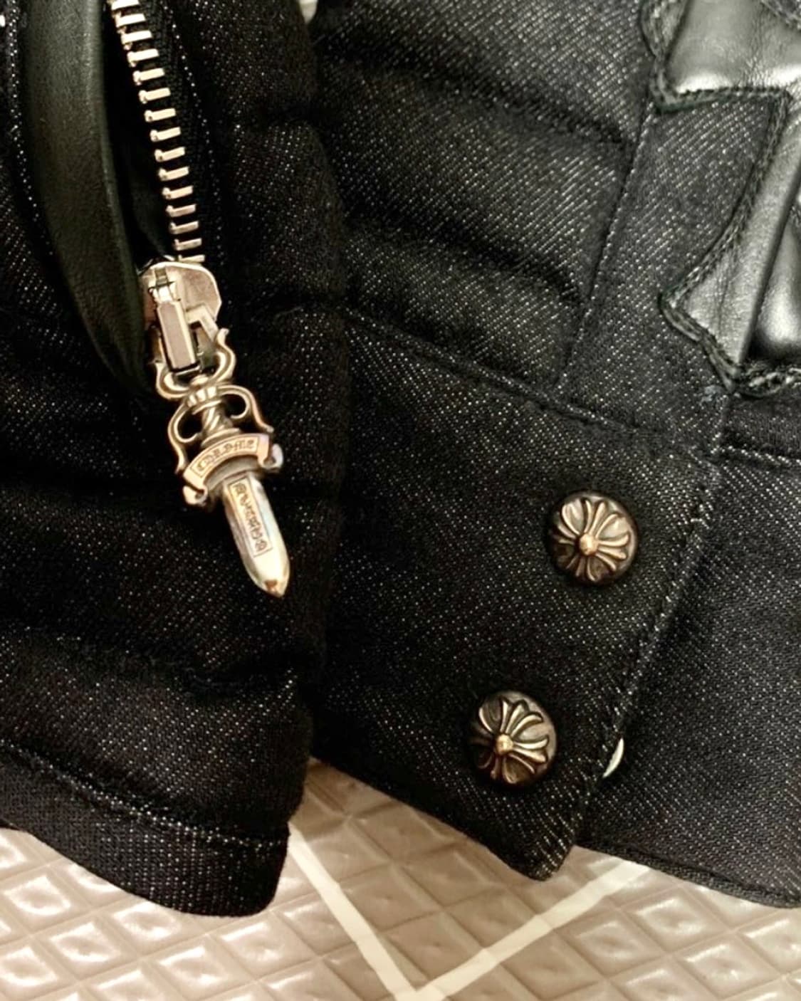 크롬하츠 퀄팅 패딩자켓 (L/상태극상) 상품이미지5