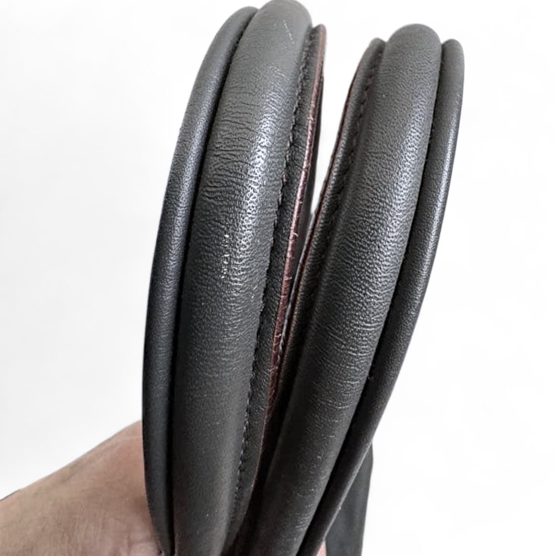 나인티퍼스트 유토피아 소가죽 라운드 토트백 꼼데가르송 이세이미야케 스타일 상품이미지7