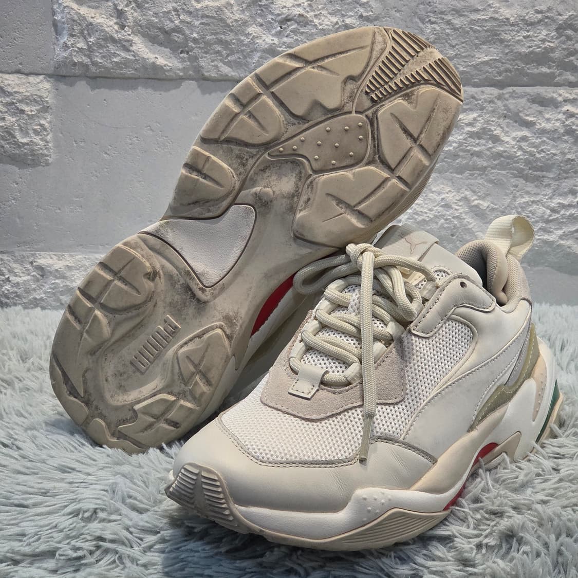 2w-30:푸마 썬더 스펙트라(Thunder) 화이트 24.5cm 상품이미지7