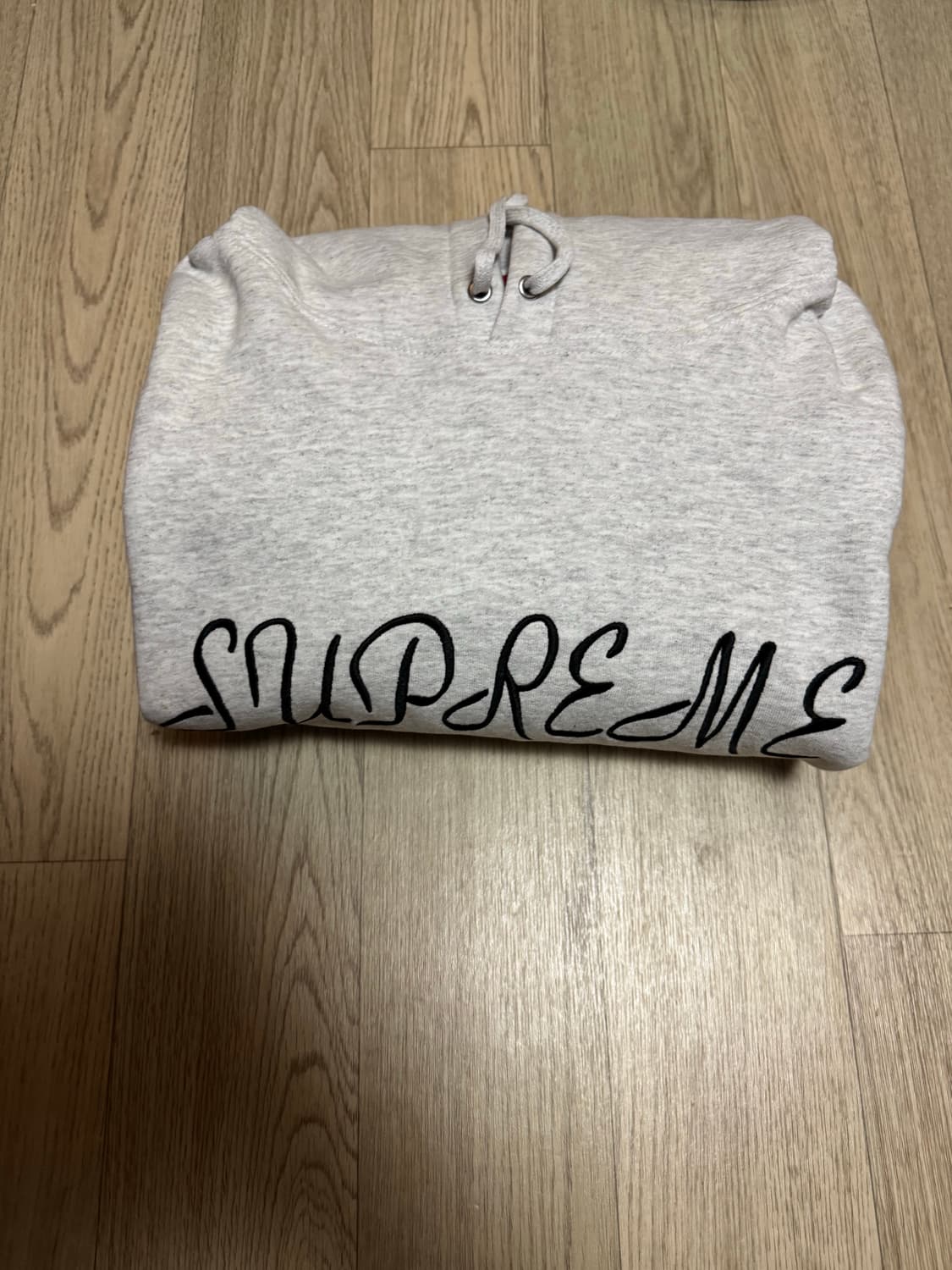 슈프림 23SS 스크립트 후디 애쉬 그레이 상품이미지9