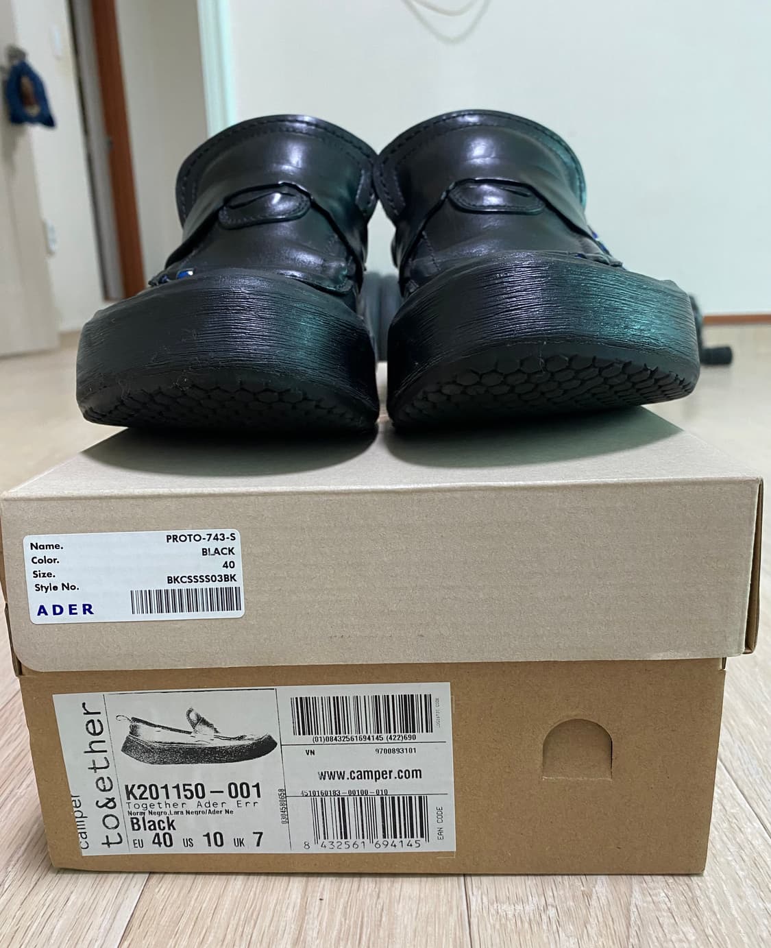 아더에러 캠퍼 레더 로퍼 40 (250-255) 상품이미지4