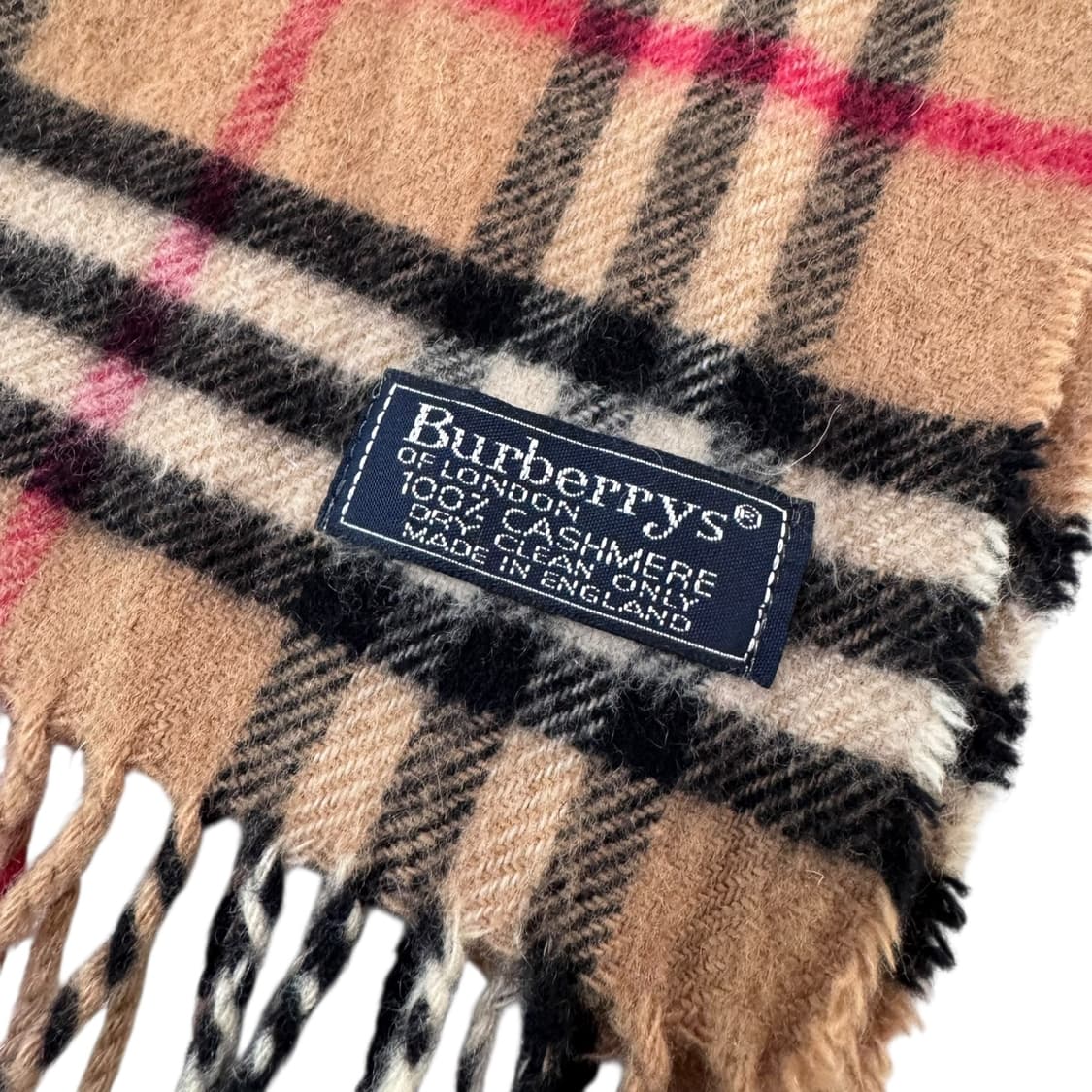 정품 버버리 노바체크 캐시미어 머플러 상품이미지3