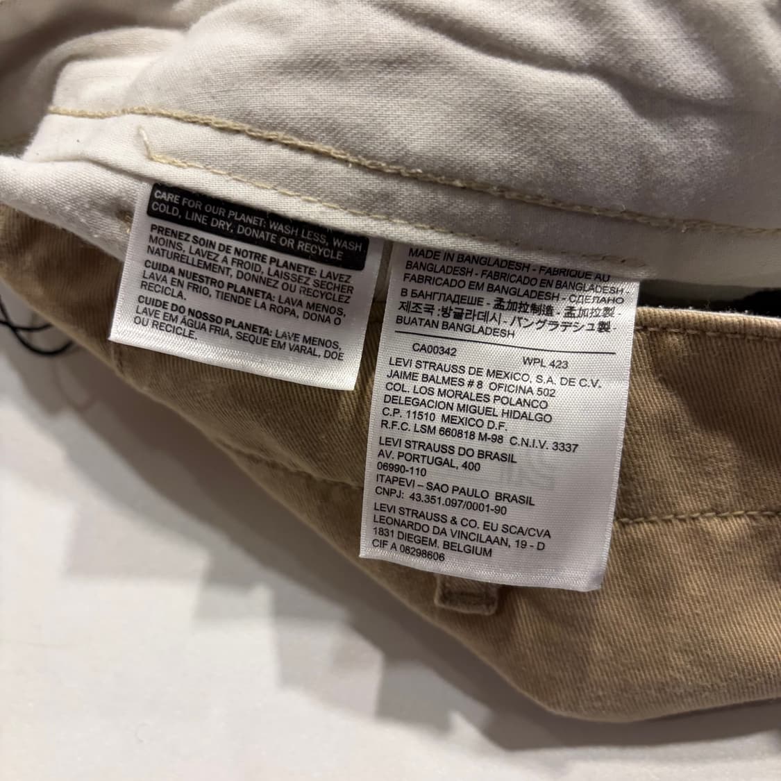 [34] 리바이스 베이지 카고 반바지 팬츠 D321 상품이미지7