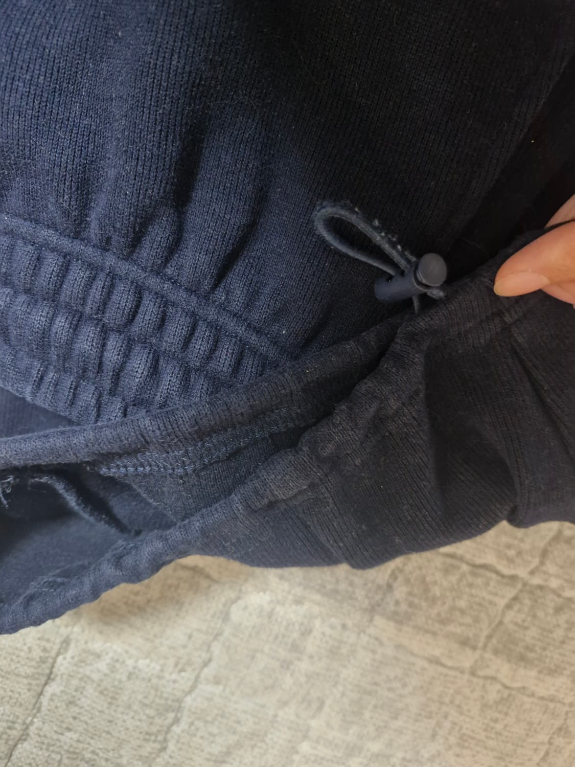 배드블러드 2way 커브드 조거팬츠 네이비 상품이미지9