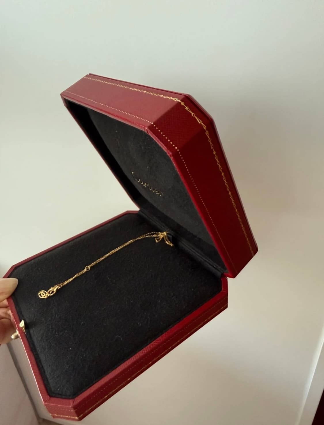 까르띠에 다무르 xs 옐로우골드 목걸이 정품 상품이미지1