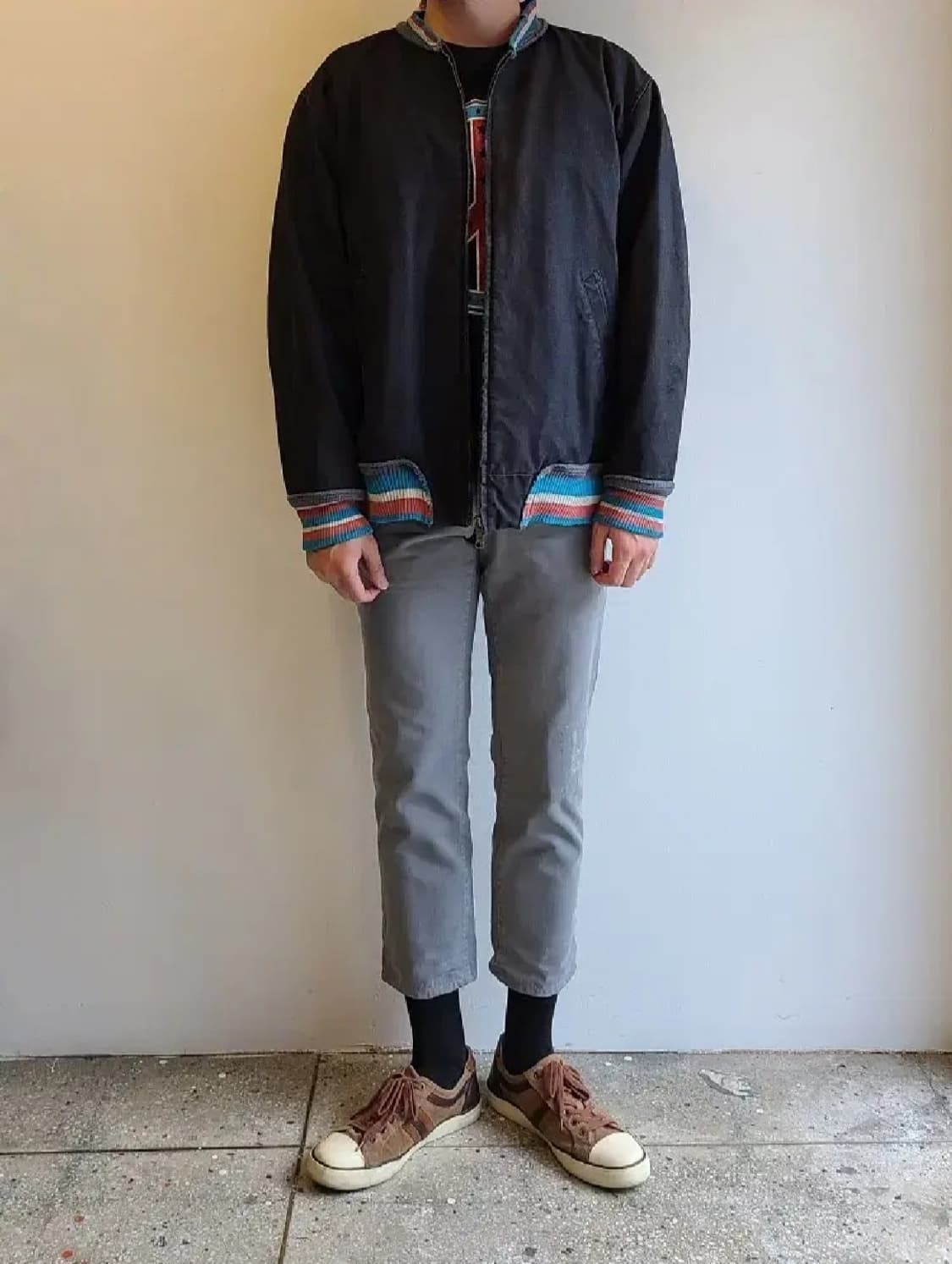 MAD HECTIC 러기드 시보리 블루종 재킷 상품이미지2