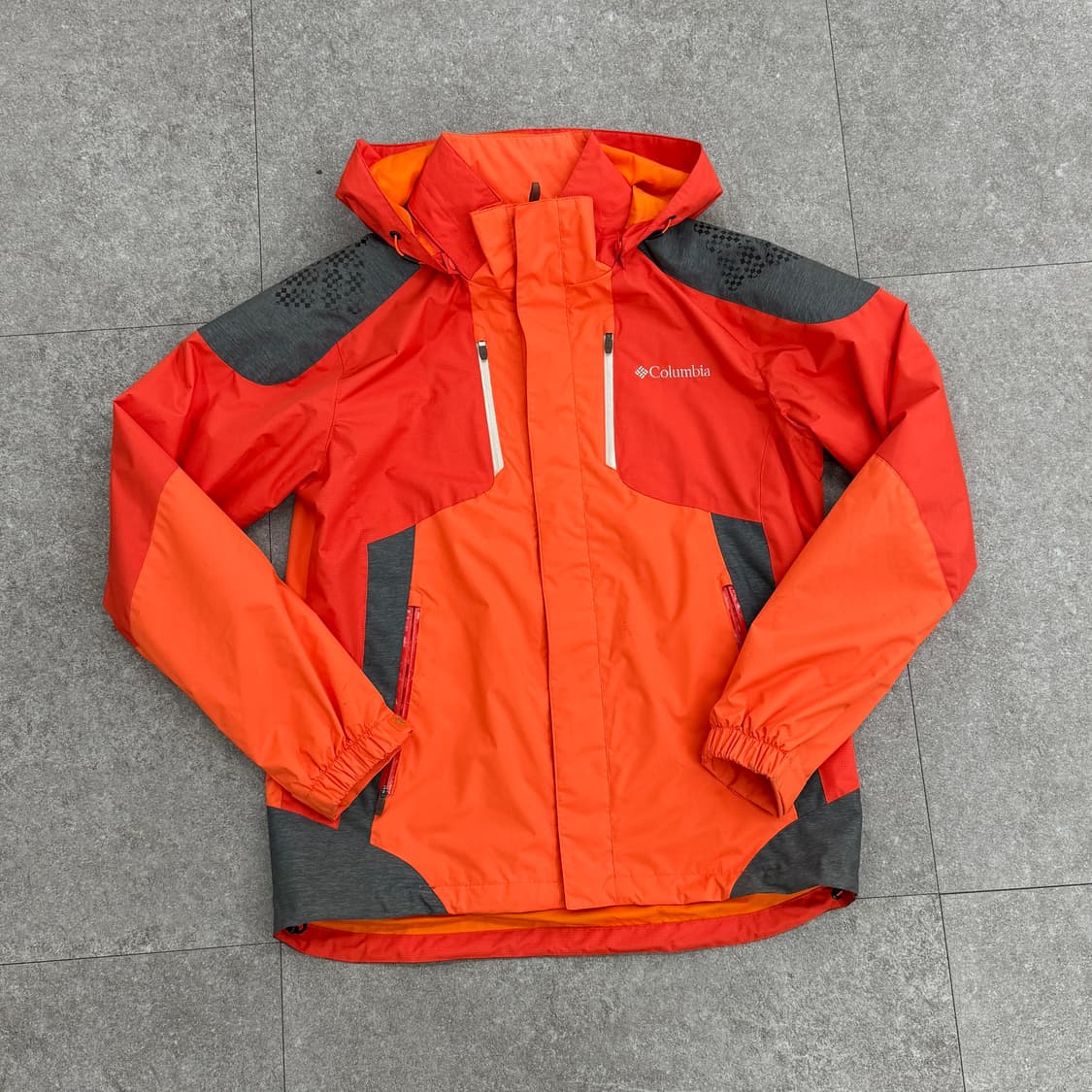 빈티지 콜럼비아 바람막이 오런지 상품이미지5
