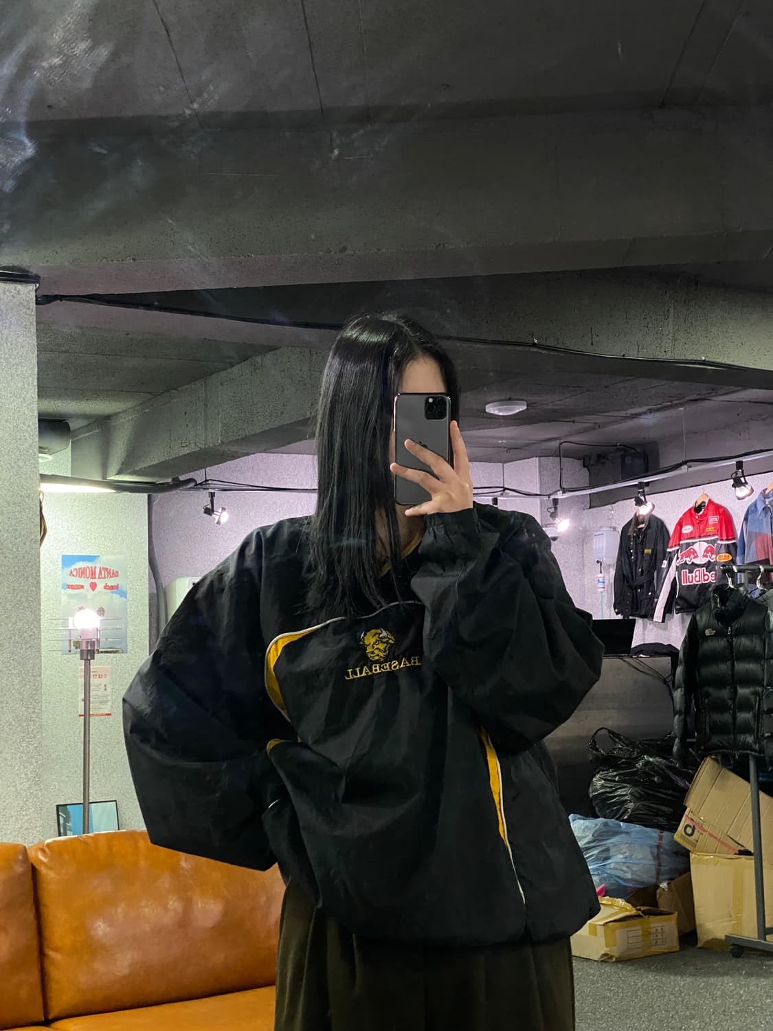 빈티지 베이스볼 배색 웜업 B3421 상품이미지1