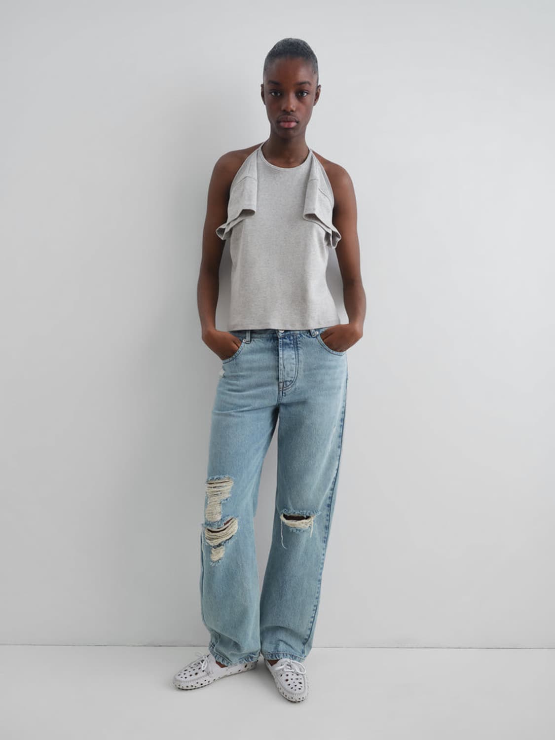 [36,38]기마구아스 Charlie Rotos 데님 팬츠 상품이미지6