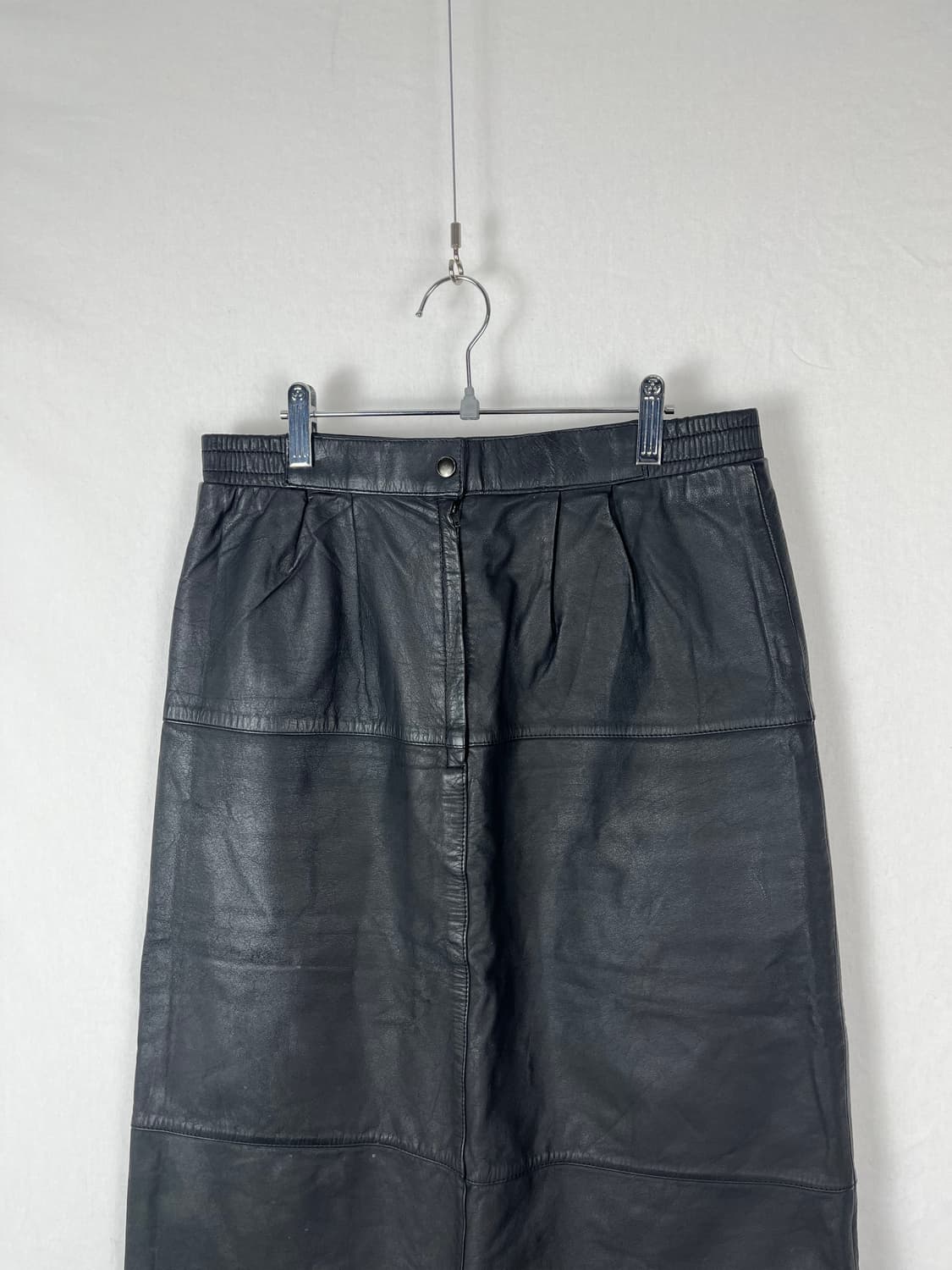 Vintage 소가죽 미디 스커트  상품이미지4